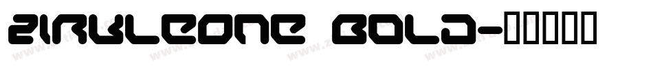 ZirkleOne Bold字体转换